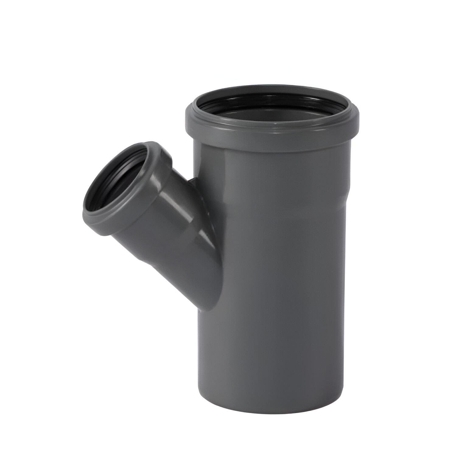 Тройник внутренний Ostendorf HT Safe ф 90х50 мм x 45°