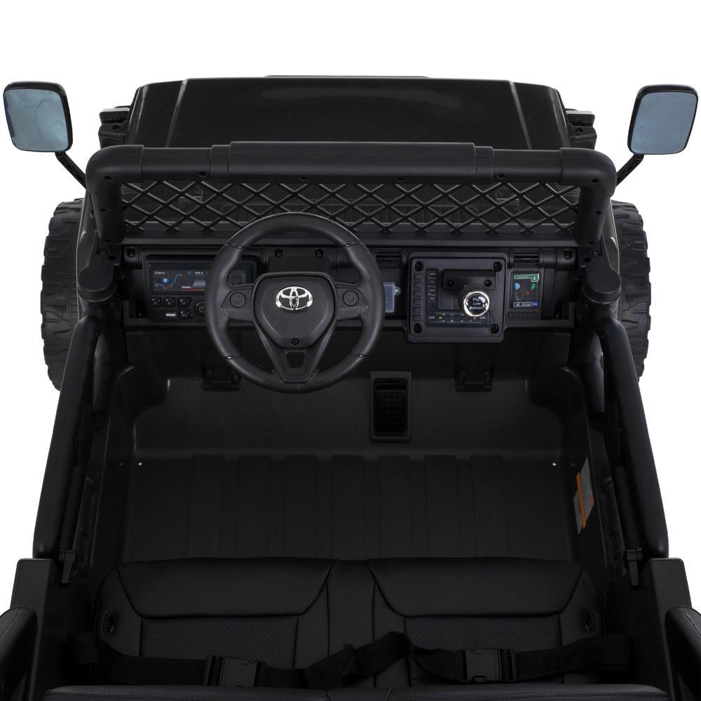 Дитячий електромобіль Bambi Jeep Toyota 2566AEBLR 4W Чорний - фото 5