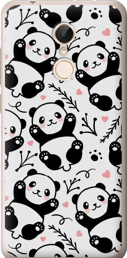 Чехол на Xiaomi Redmi 5 Панды (4318u-1350-42517)