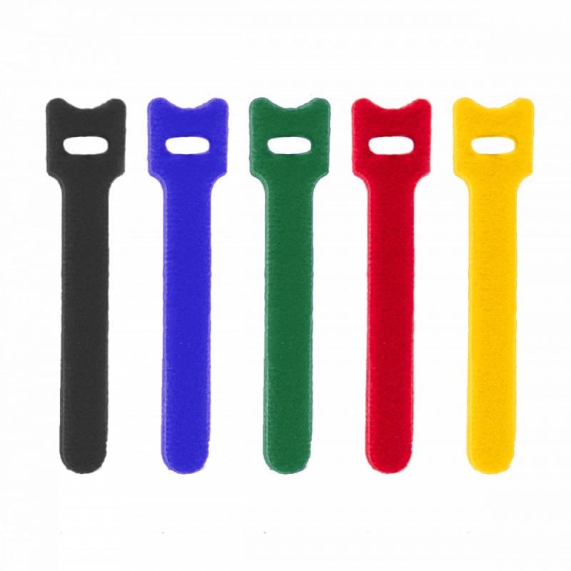 Липучка 10 шт.TC 10x100 мм Разноцветный (HLTC10100/10MIX5)