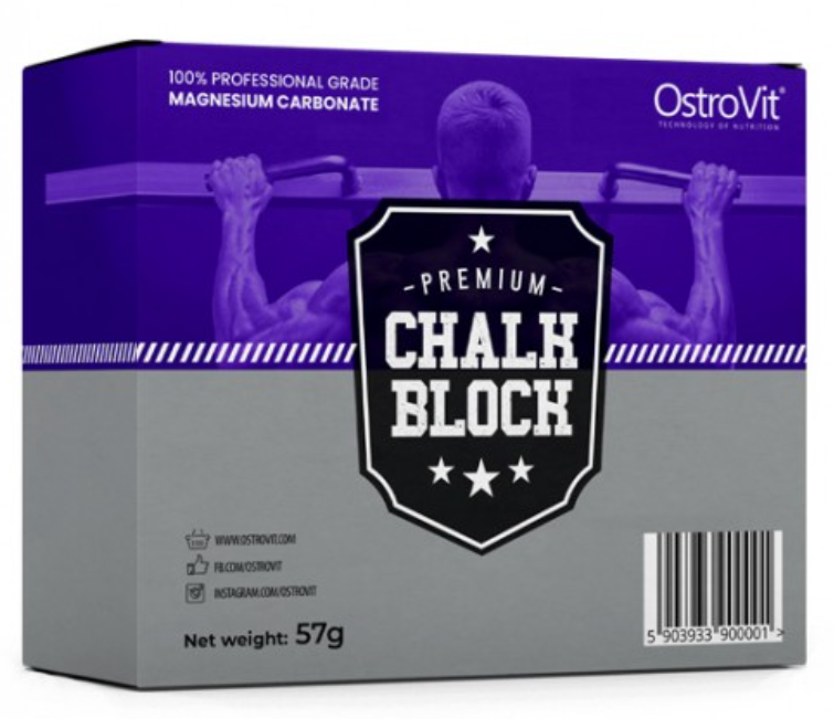 Магнезия OstroVit Magnesium Carbonate Premium Chalk Block 57 г