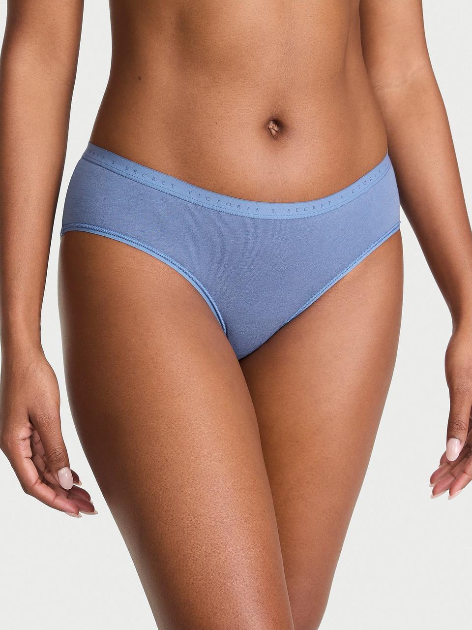 Трусики женские Victoria's Secret Stretch Cotton Hiphugge L Синий (2718603497)