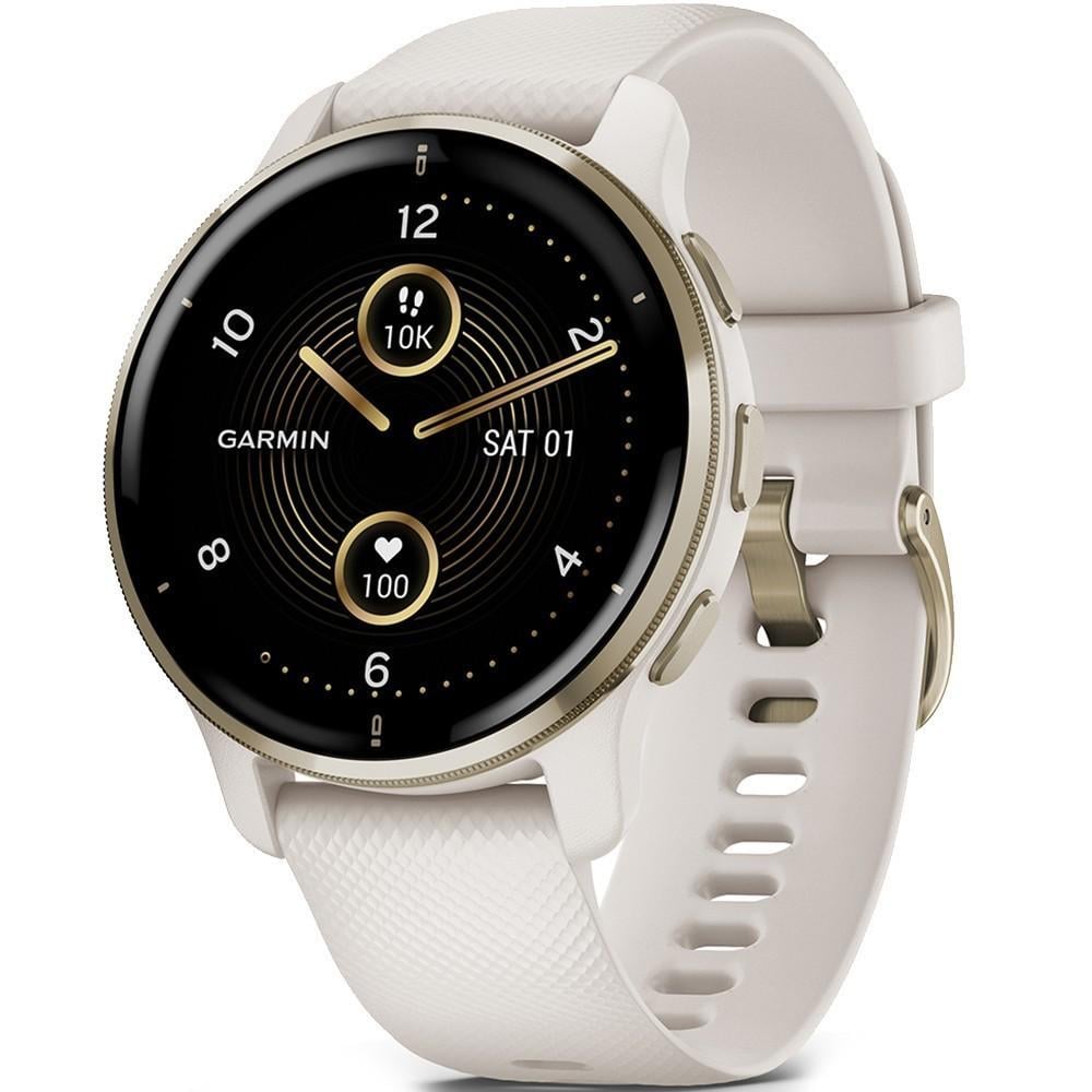 Смарт-часы Garmin Venu 2 Plus Ivory/Cream Gold (010-02496-12)