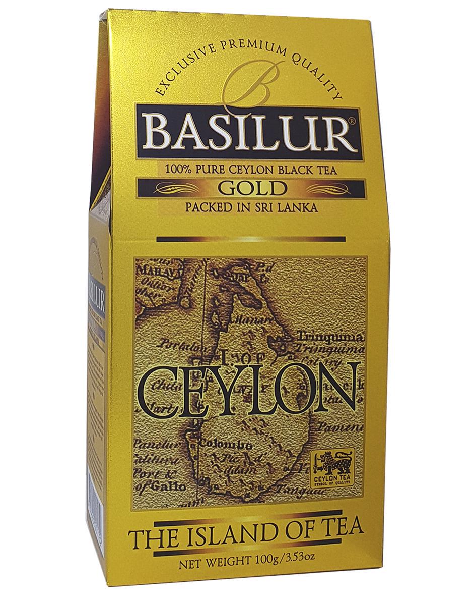 Чай черный Basilur Остров Цейлон Золотой (55129) 100 г (55129) Чай черный Basilur Остров Цейлон Золотой (55129) 100 г (55129)