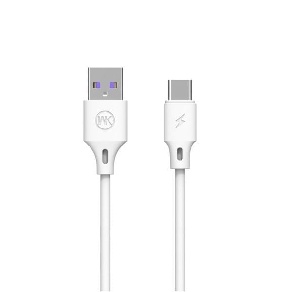 Кабель WK WDC-101a USB Type-C Full Speed Pro 5 А 1 м Білий (6941027607350)