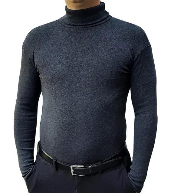 Гольф БАТАЛ універсальний рібана з начосом 4XL Антрацит (29446425)