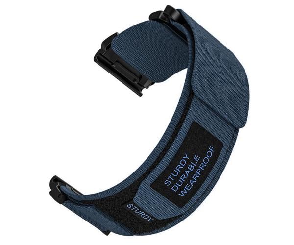 Ремешок Nylon Loop для смарт-часов Garmin Descent G1/G2 с универсальным креплением 22 мм Синий