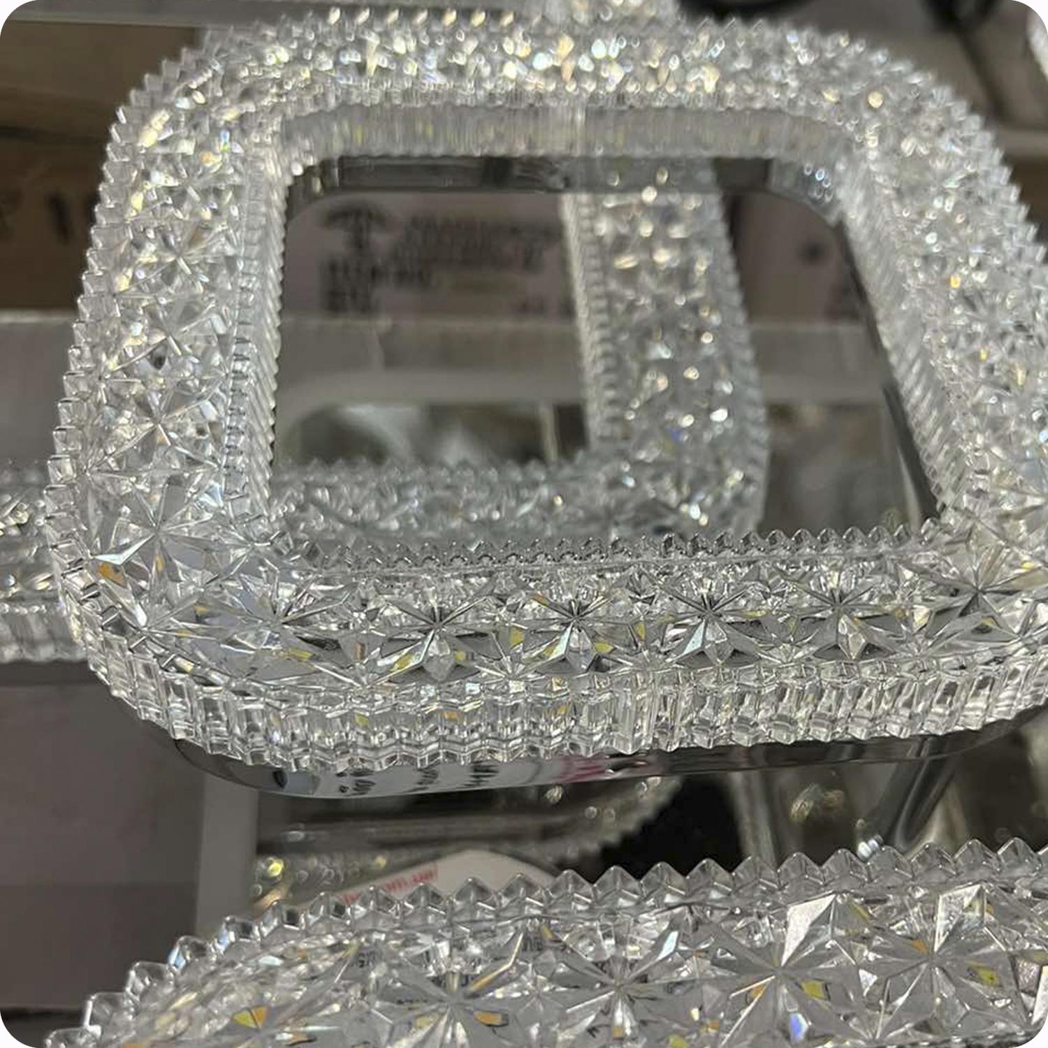 Люстра світлодіодна 517 Light 3color з пультом 80 Вт Білий (02071) - фото 8