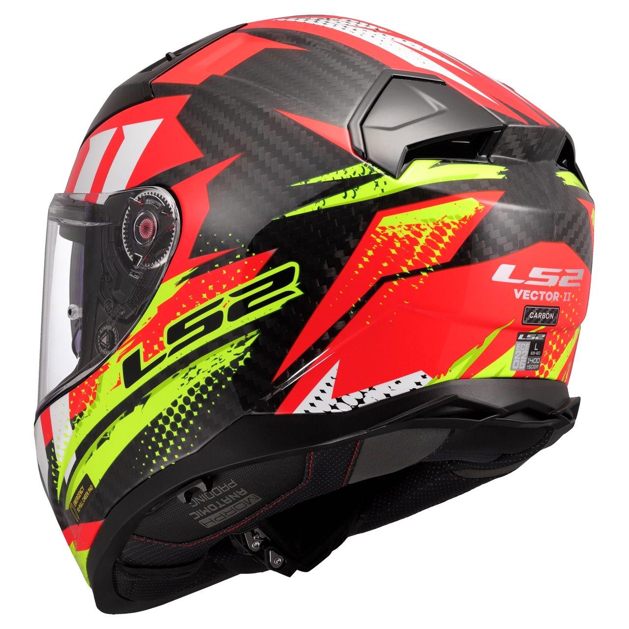 ᐉ Мотошлем LS2 FF811 Vector 2 C Tantic 3XL Red/Hi-Vis Yellow