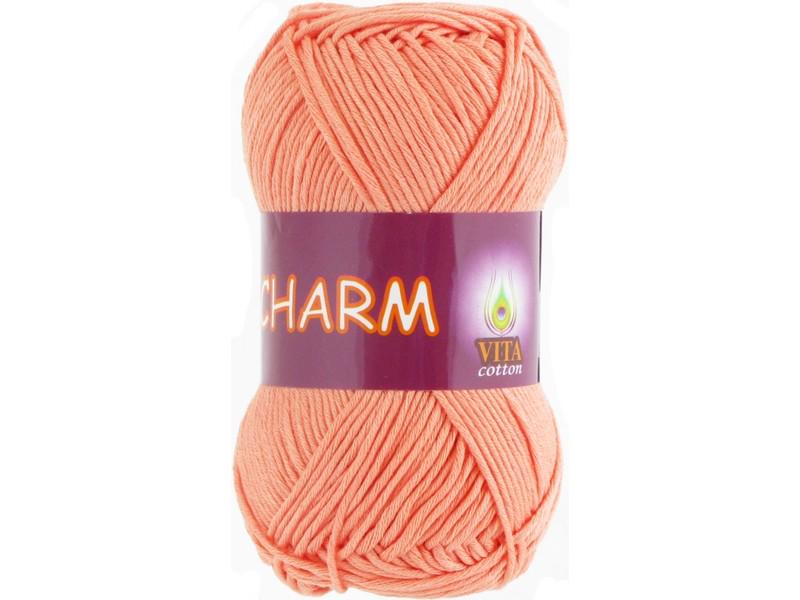 Пряжа Vita Cotton Charm 4197 коралл (3341)