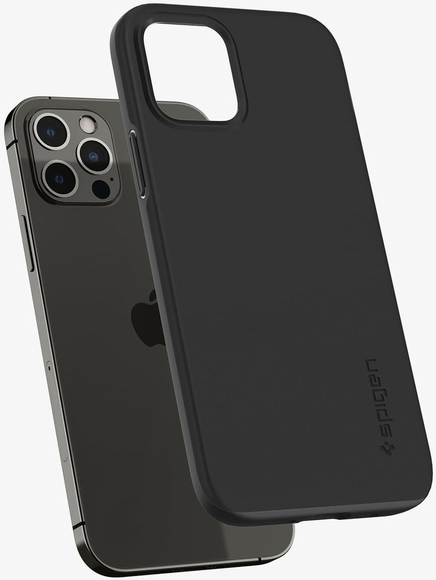 Чохол Spigen Thin Fit ACS01696 для Iphone 12/12 Pro (6.1") Black - фото 14 Чохол Spigen Thin Fit ACS01696 для Iphone 12/12 Pro (6.1") Black - фото 14
