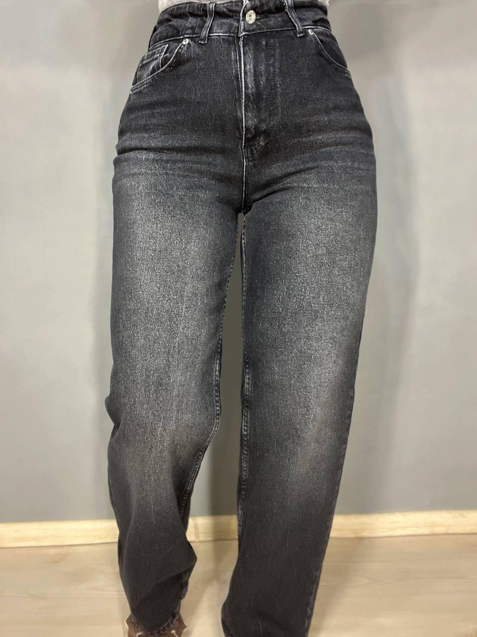 Джинси жіночі Q-4 Denim 561-70 палаццо рівні від стегна стрейчеві комфорт р. 28 Чорний (2577) - фото 4 Джинси жіночі Q-4 Denim 561-70 палаццо рівні від стегна стрейчеві комфорт р. 28 Чорний (2577) - фото 4