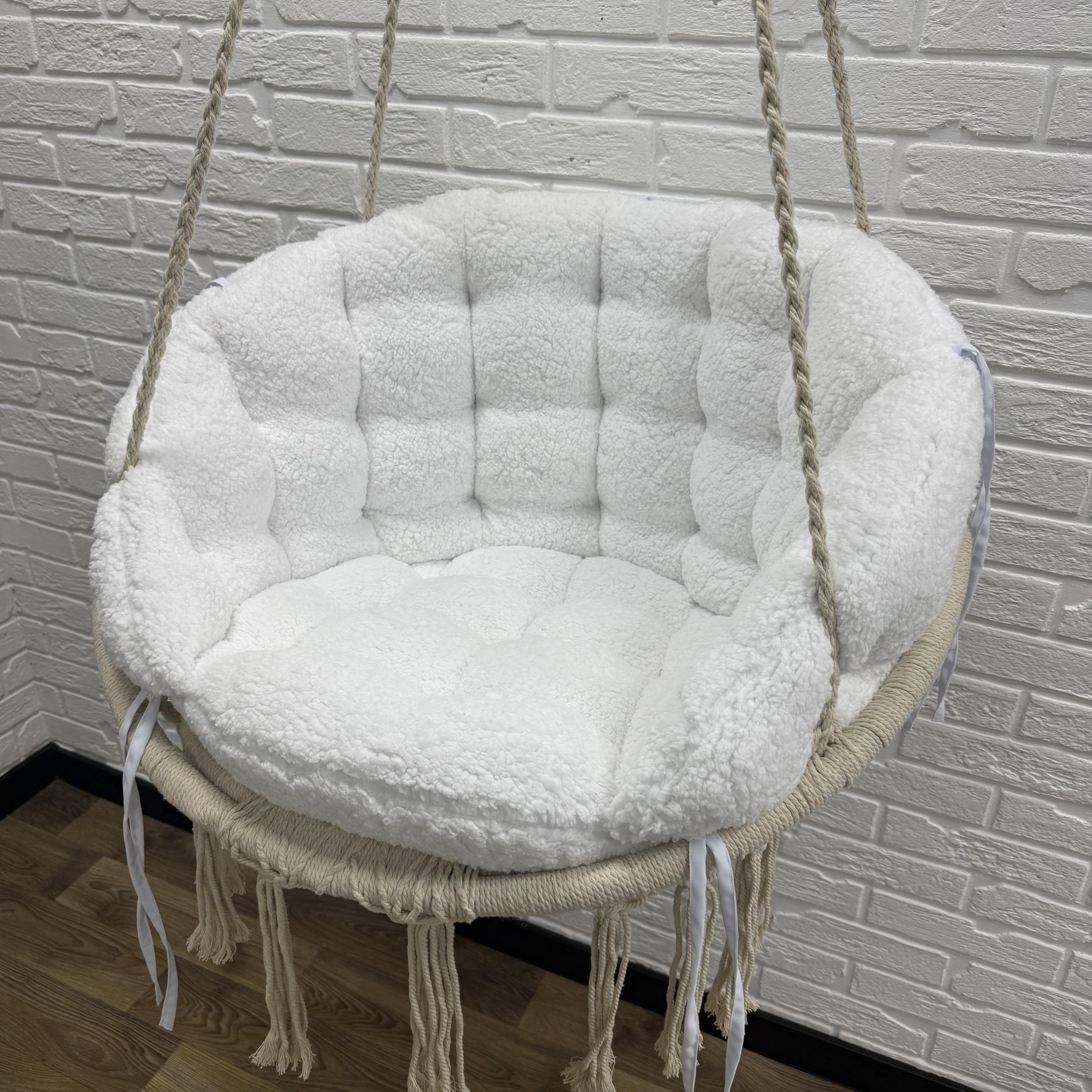 Подушка для подвесной качели Comfort Home меховая 60х40 см