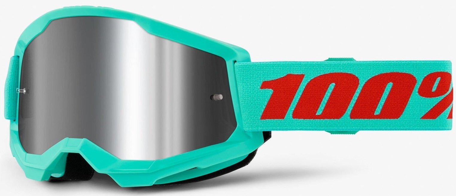 Мотоокуляри 100% STRATA 2 Goggle Maupiti/Mirror Silver Lens (34652)