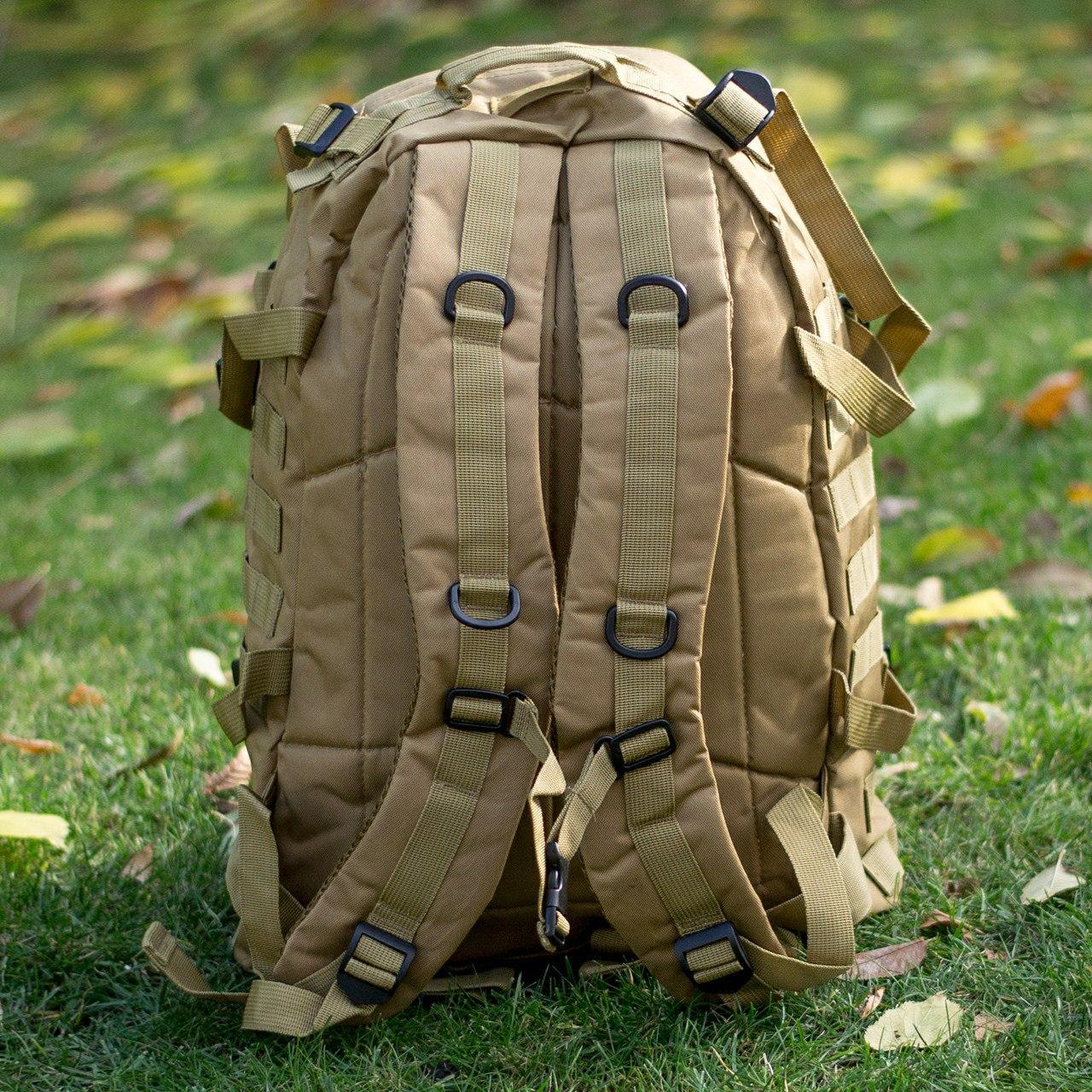 Рюкзак військовий чоловічий 45 л Coyote (00034) - фото 4