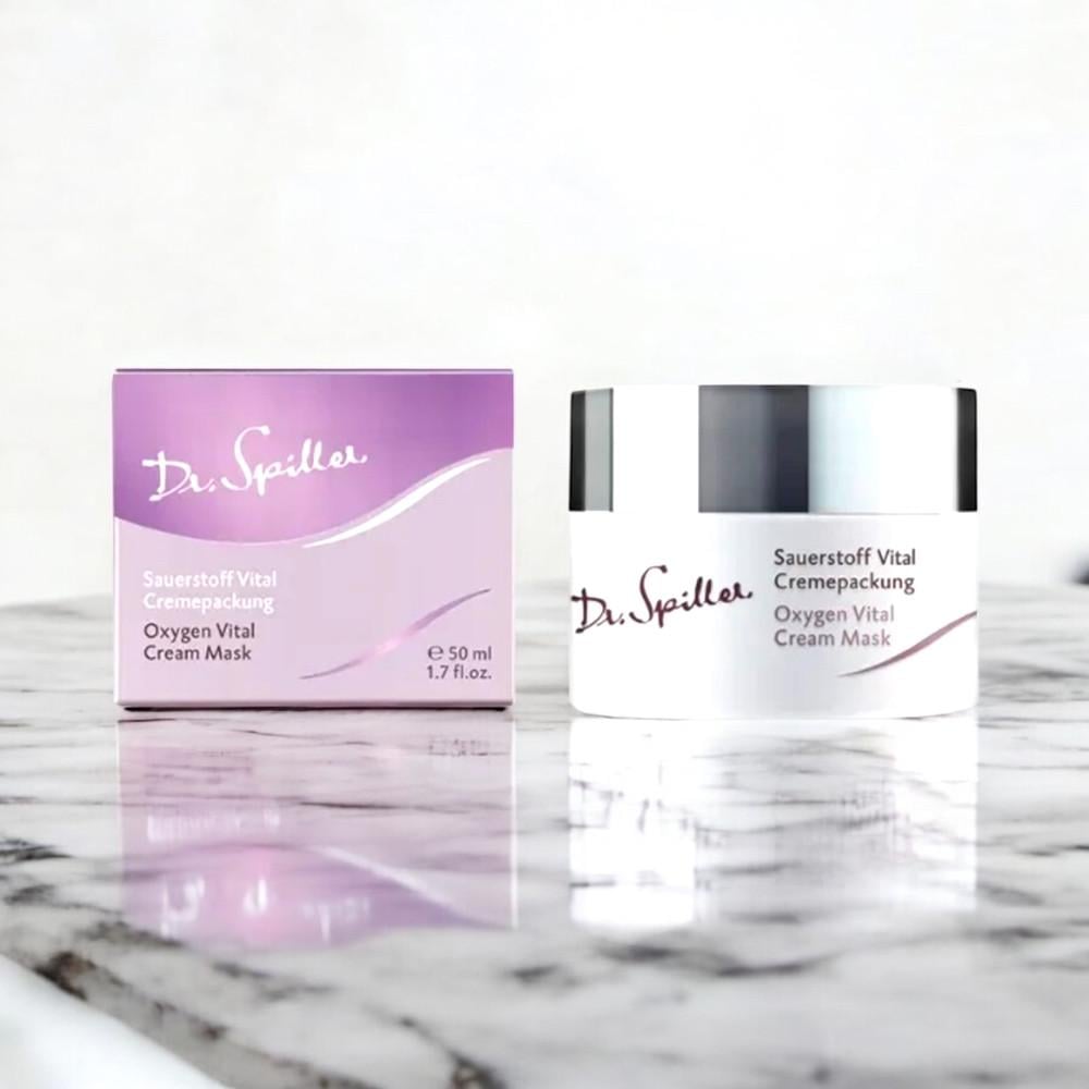 Крем-маска кислородная для тусклой и усталой кожи Dr. Spiller Oxygen Vital Cream Mask 50 мл (2605785825)