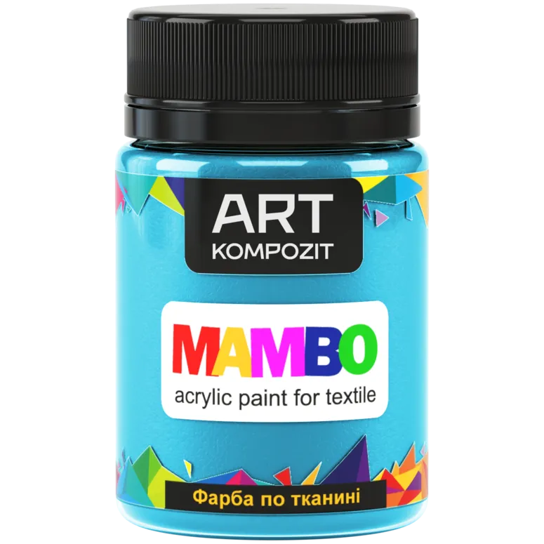 Краска по ткани ART Kompozit MAMBO 50 мл 57 Голубой лагуна (746602)