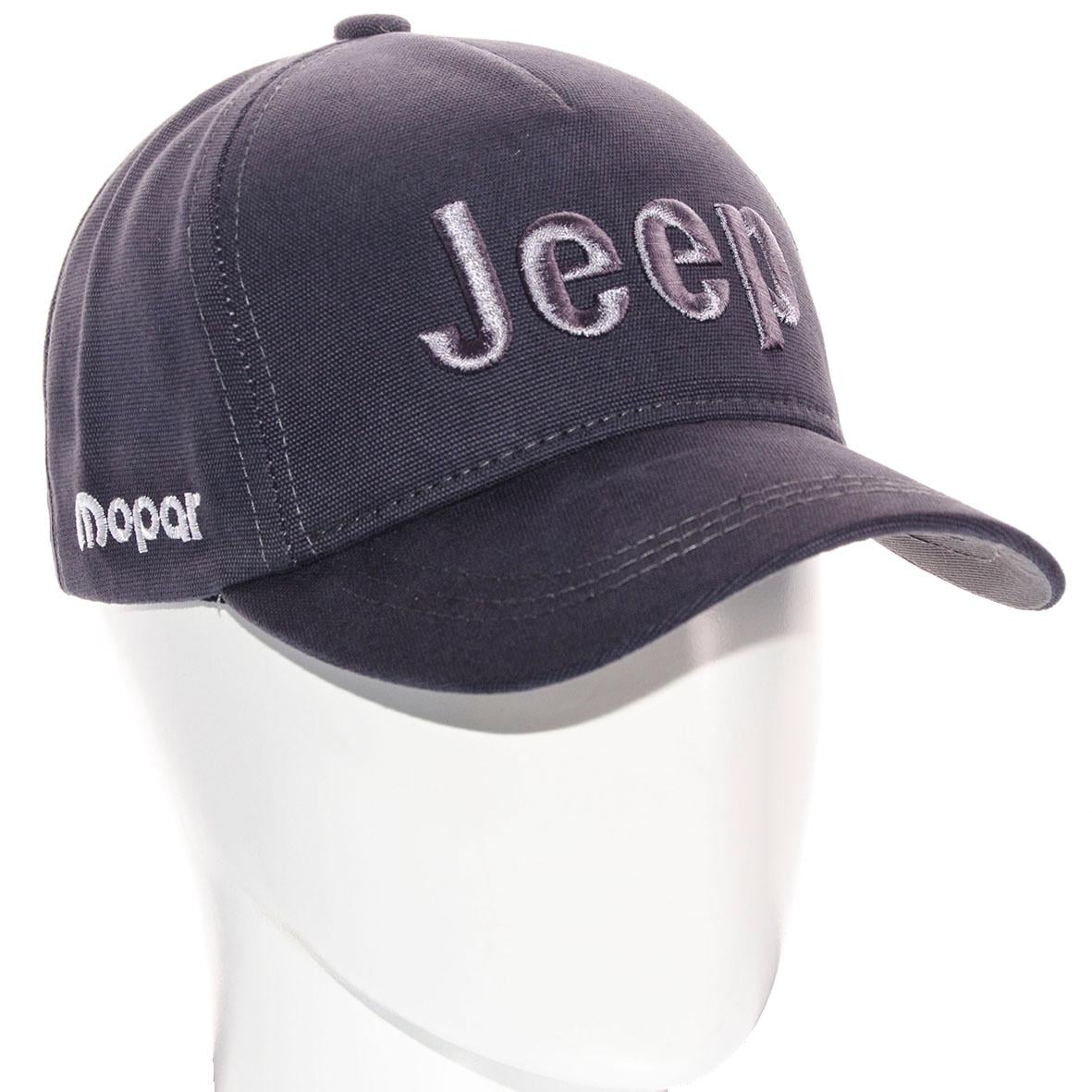 Бейсболка Jeep BTH21642 з регулюванням із щільного котону L/р. 57-58 Темно-сірий