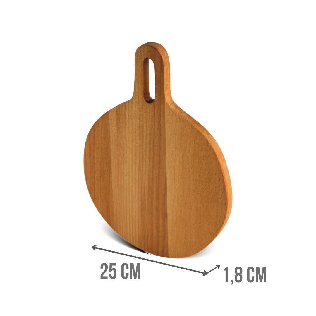 Доска кухонная BRIZOLL RUTA для нарезки кругля с ручкой Бук 25х1,8 см (11757419) - фото 2 Доска кухонная BRIZOLL RUTA для нарезки кругля с ручкой Бук 25х1,8 см (11757419) - фото 2