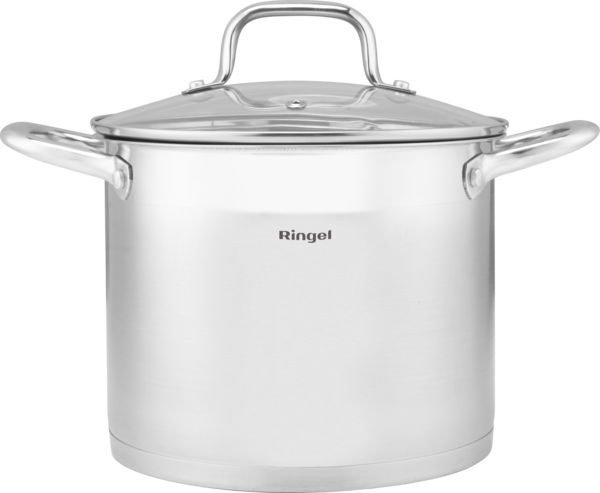 Каструля RINGEL Dresden з кришкою з нержавіючої сталі 17 л 32 см (RG-2011-32) - фото 2
