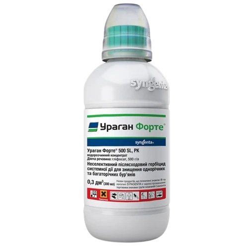 Гербіцид SL Syngenta Ураган Форте розчинний концентрат 500 г/л 300 мл (2082540374)