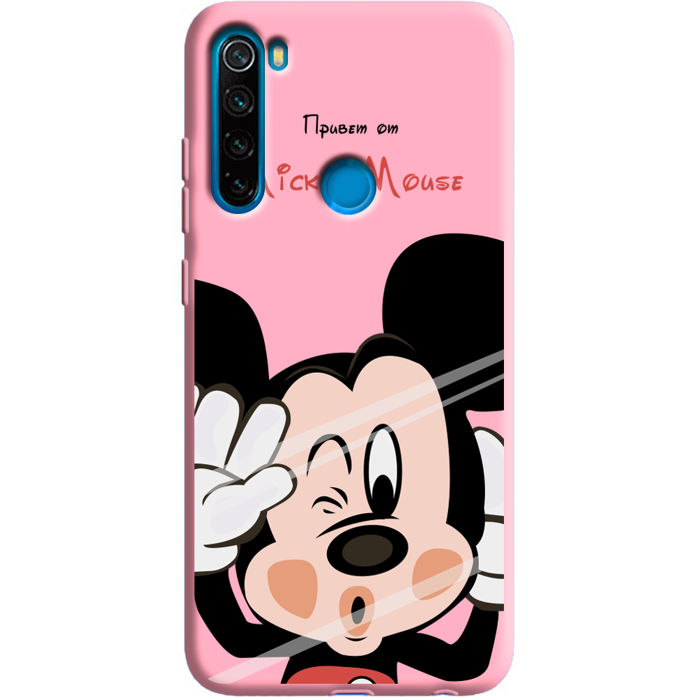 Чехол Boxface Xiaomi Redmi Note 8 Mister M Розовый силикон (38214-cc58-38684)