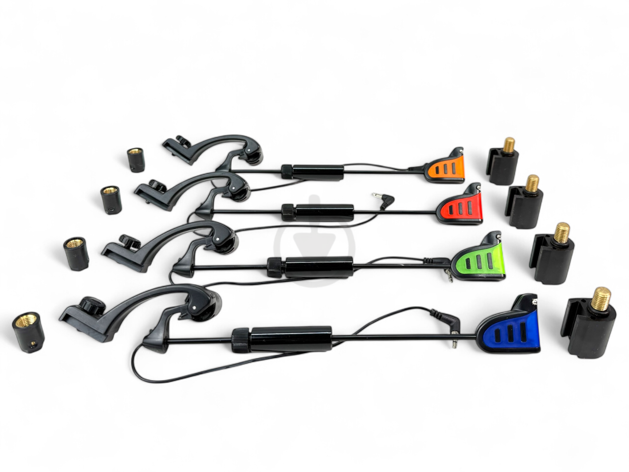 Карповые свингеры сигнализаторы Hirisi 4 шт. в кейсе с быстросъемниками (B2030) - фото 2