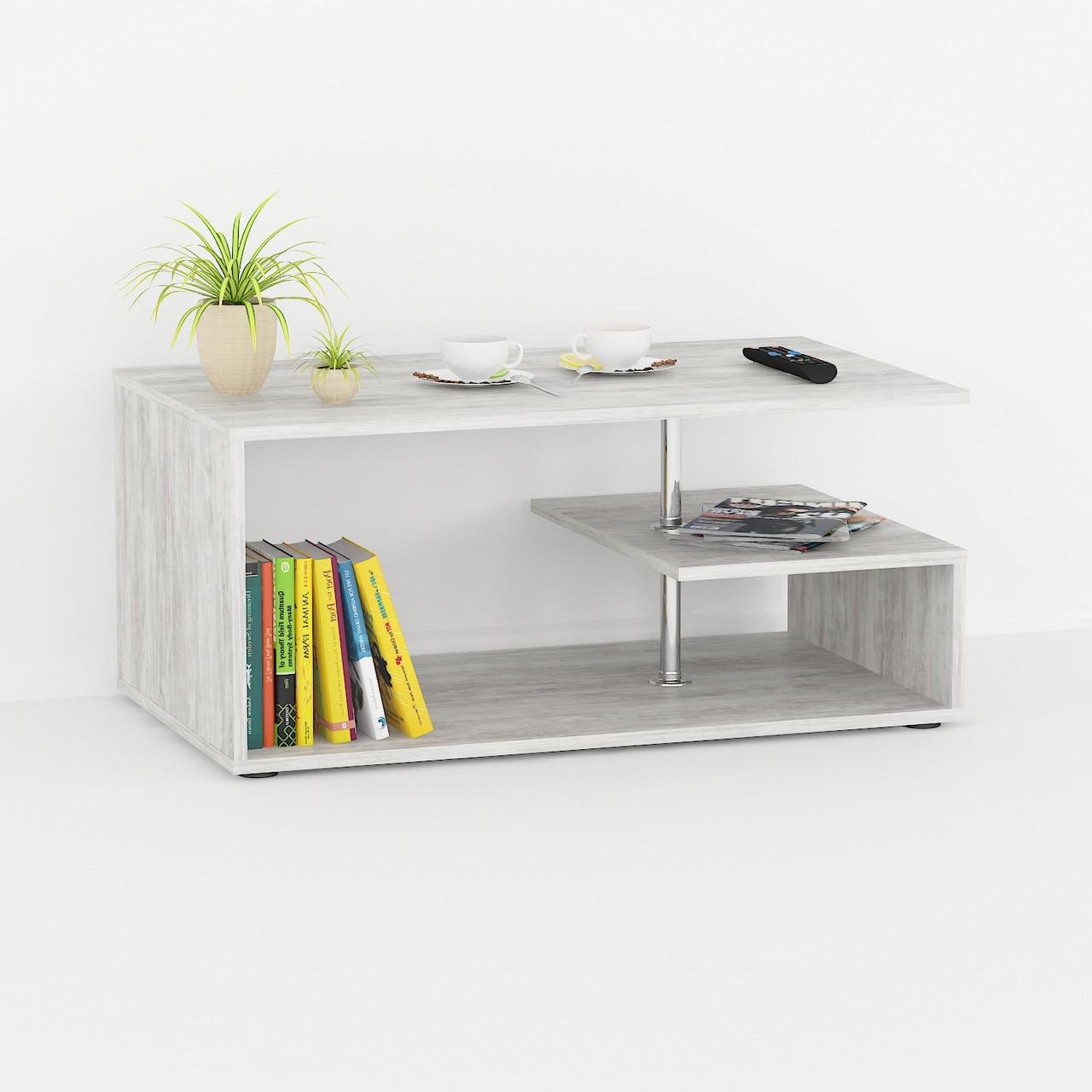 Журнальный стол Mini-6 910х410х526 мм Бетон - фото 1 Журнальный стол Mini-6 910х410х526 мм Бетон - фото 1