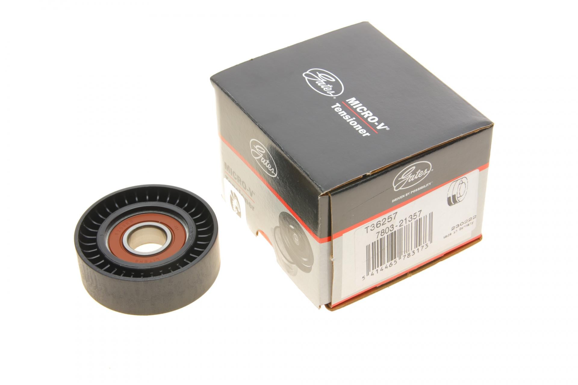 Ролик генератора GATES T36257 MB A-class W168/169/B-class W245 паразитный 65x22x17 мм