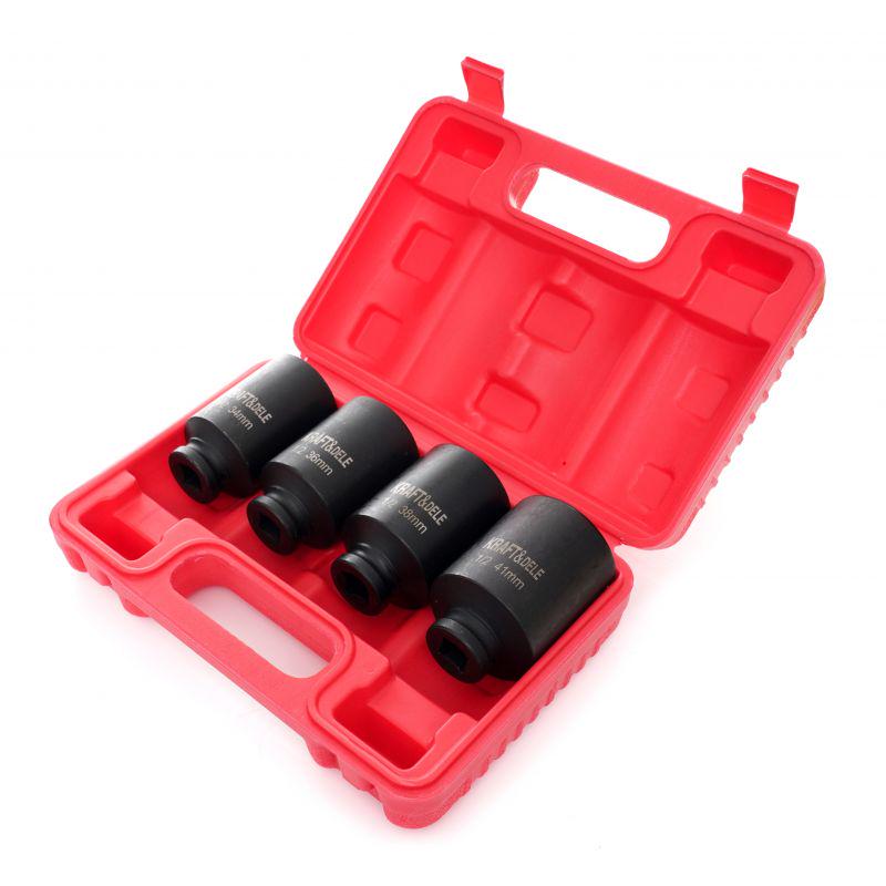 Набор ударных головок для литых дисков Kraft&Dele KD11753 1/2" 6-угловые 4 шт.