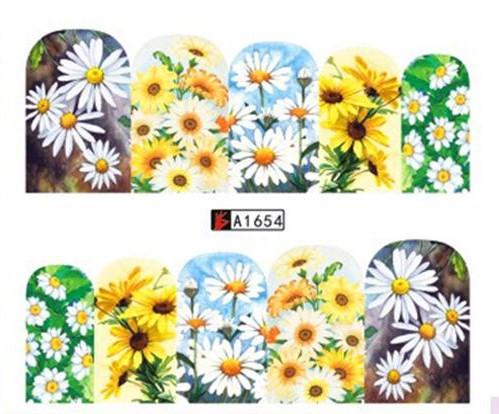 Слайдер-дизайн водні наклейки для нігтів A1654 (1639460788)