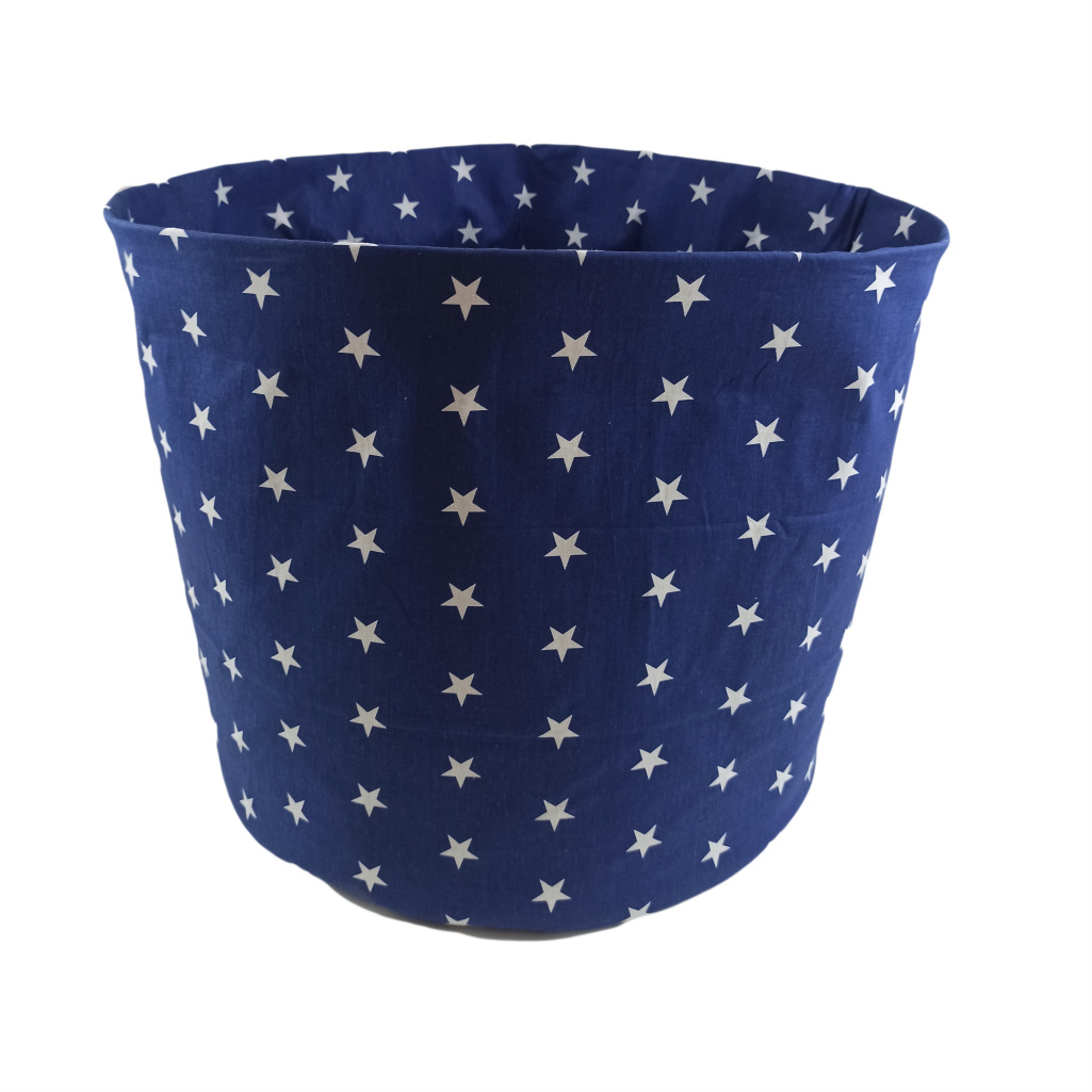 Корзин для игрушек с отворотом звездочки 45х40 см хлопок (SH-4519-RFRBACO-UA-01) - фото 2