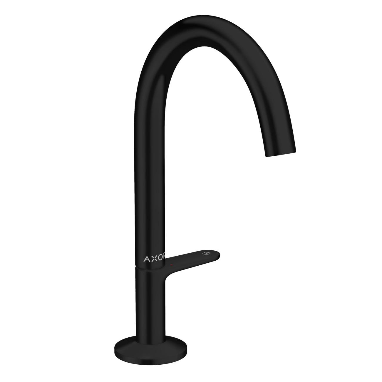 Смеситель для умывальника Hansgrohe AXOR ONE 48020670 высокий однорычажный Черный (133025)