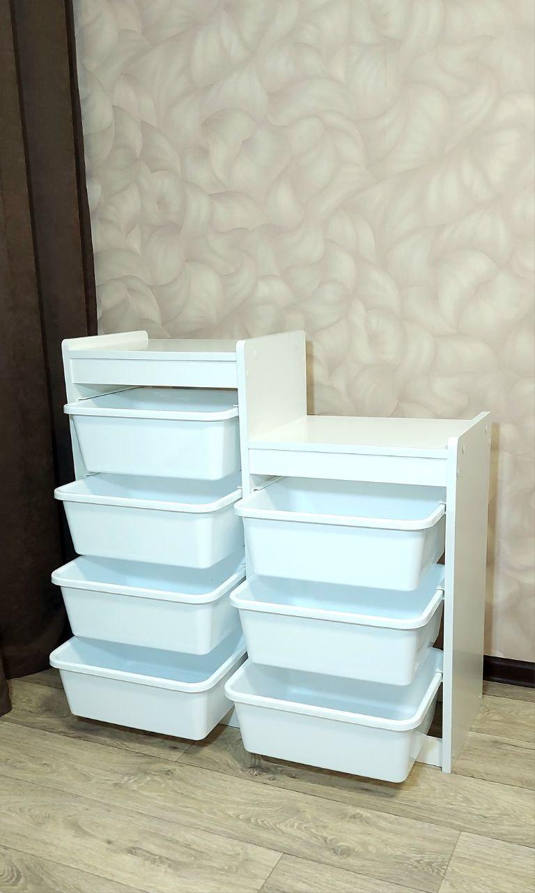 Органайзер для детских игрушек на 7 контейнеров по 11 л - фото 5 Органайзер для детских игрушек на 7 контейнеров по 11 л - фото 5