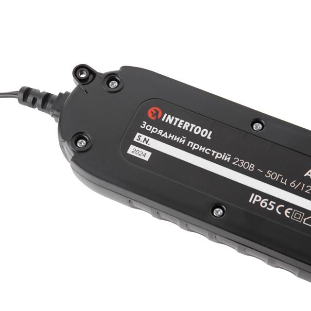 Зарядний пристрій Intertool 6/12 В 0,8/3,8 А 230 В 1,2-120 А/г (AT-3023) - фото 4 Зарядний пристрій Intertool 6/12 В 0,8/3,8 А 230 В 1,2-120 А/г (AT-3023) - фото 4