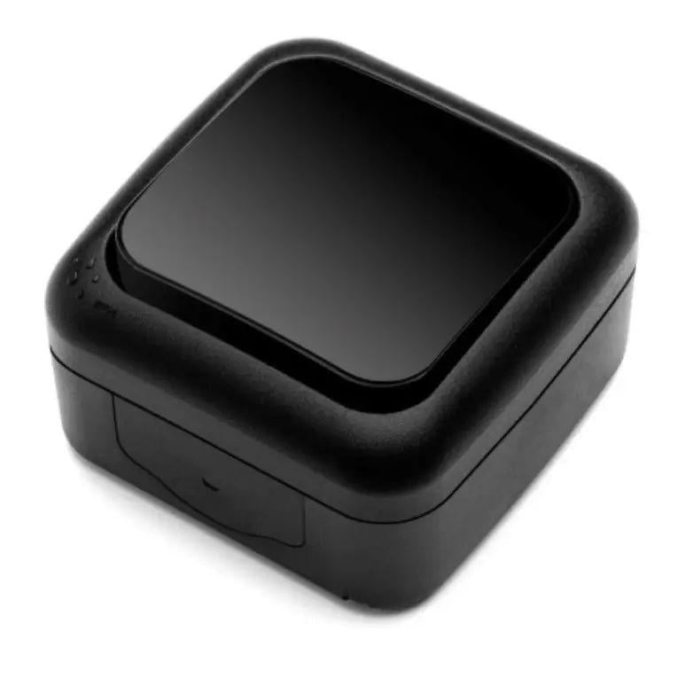 Выключатель одноклавишный накладной VIKO Palmiye Palmiye влагозащищенный IP54 Черный (90555101)