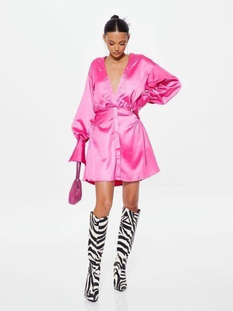 Сукня Missguided CL114581 р. 38 Малиновий