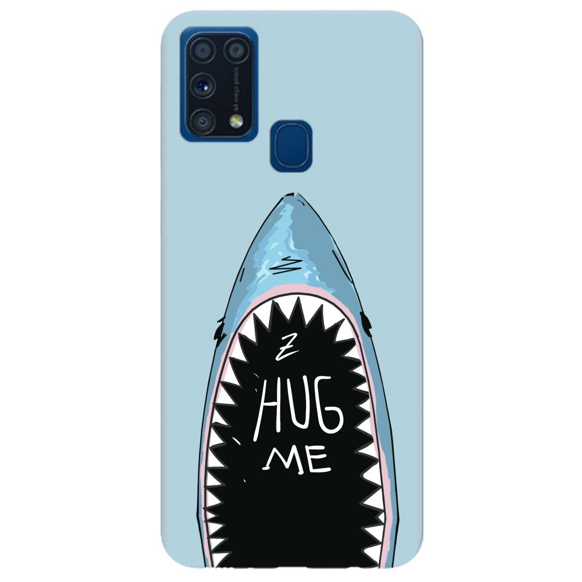 Силиконовый чехол Zorrov для Samsung Galaxy M31 - Hug me (14190040203099570) - фото 1