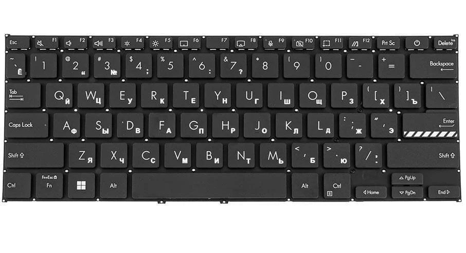 Клавиатура для ноутбука Asus X1403 Черный (171775)