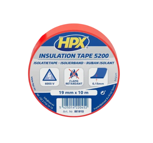 Ізоляційна стрічка ПВХ HPX IR1910 HPX5200 19 ммх10 м (2983440328)