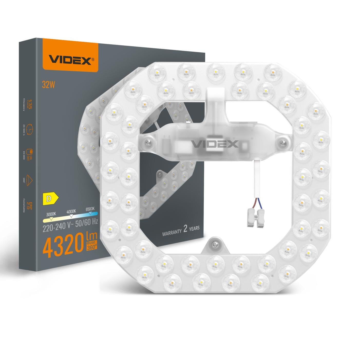 Модуль для світильників LED Videx VL-MLC-32C 32W 3000/4000/6500K (28753)