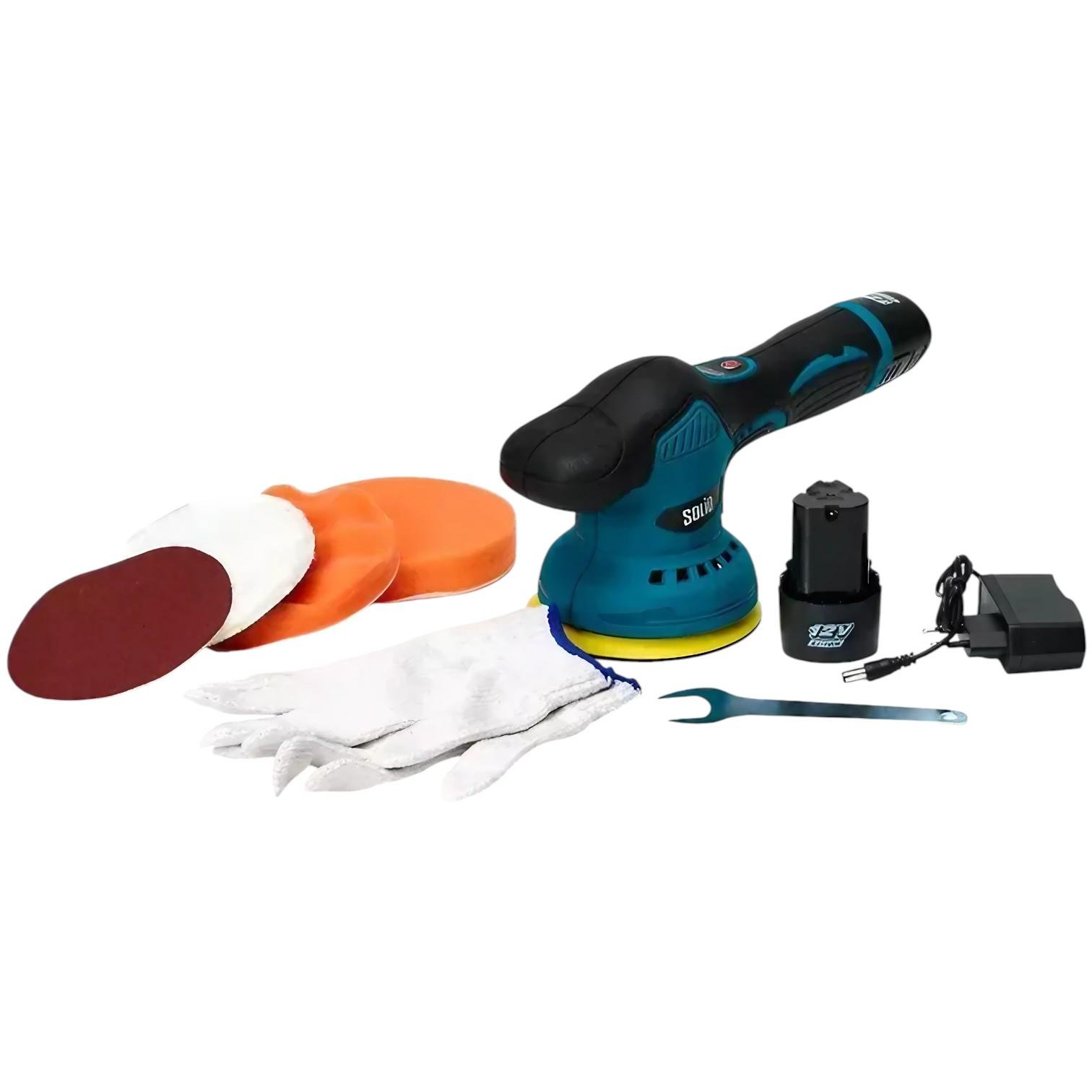 Полірувальна машинка акумуляторна з насадками (trx-00009674) - фото 3 Полірувальна машинка акумуляторна з насадками (trx-00009674) - фото 3