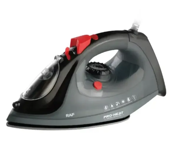 Утюг паровой RAF R.1245G вертикальный керамический Черный