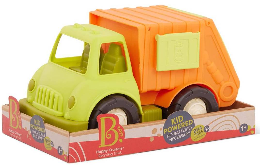 Игрушечный Эко-мусоровоз Battat BX2245D Лайм/Оранжевый (41518) - фото 4 Игрушечный Эко-мусоровоз Battat BX2245D Лайм/Оранжевый (41518) - фото 4