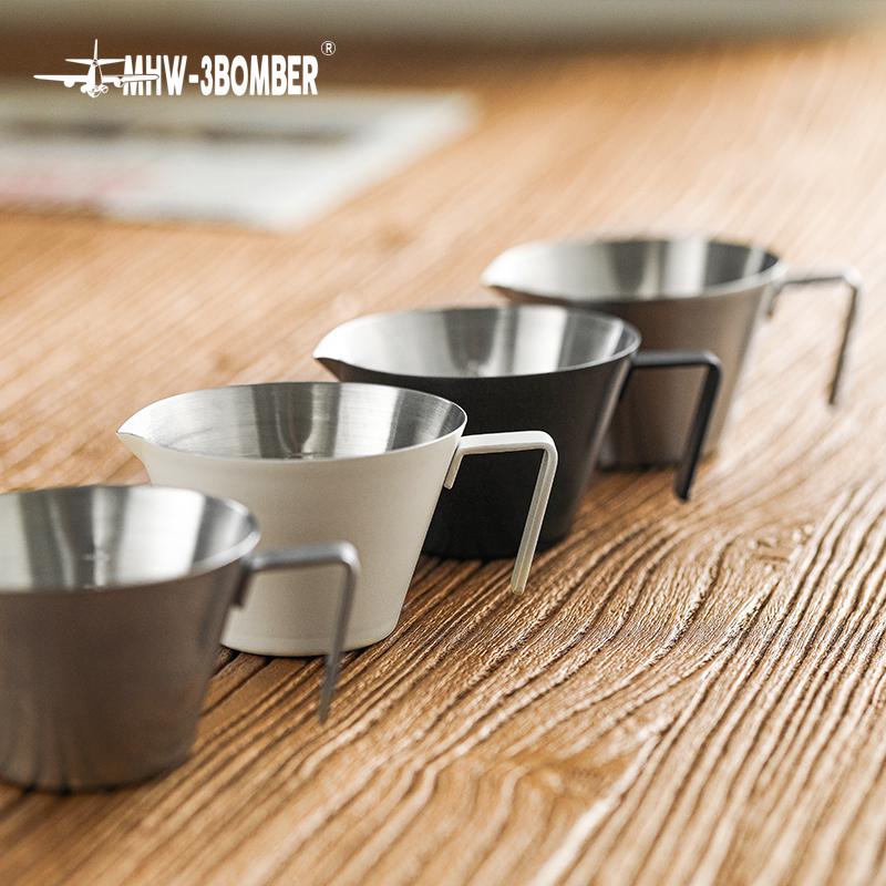 Мірний стаканчик для приготування еспрессо 100 мл MHW-3BOMBER Measuring Cup Silver Spot (G5143SS) - фото 3