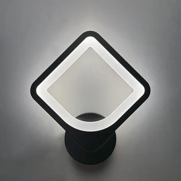 Бра светодиодное ESLLSE TETRA S LED управляемое 22 Вт 220x250x50 мм Черный (00000122608)