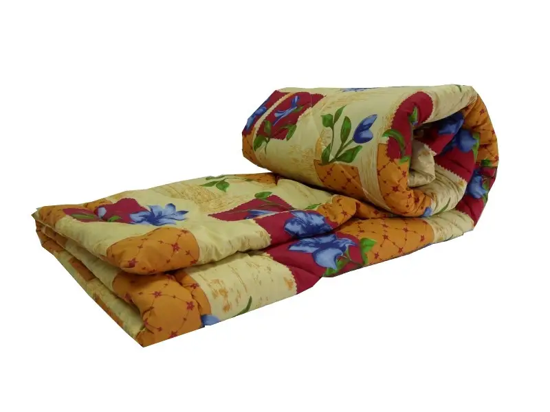 Одеяло закрытое овечья шерсть двуспальное Евро 200х220 см (51088)