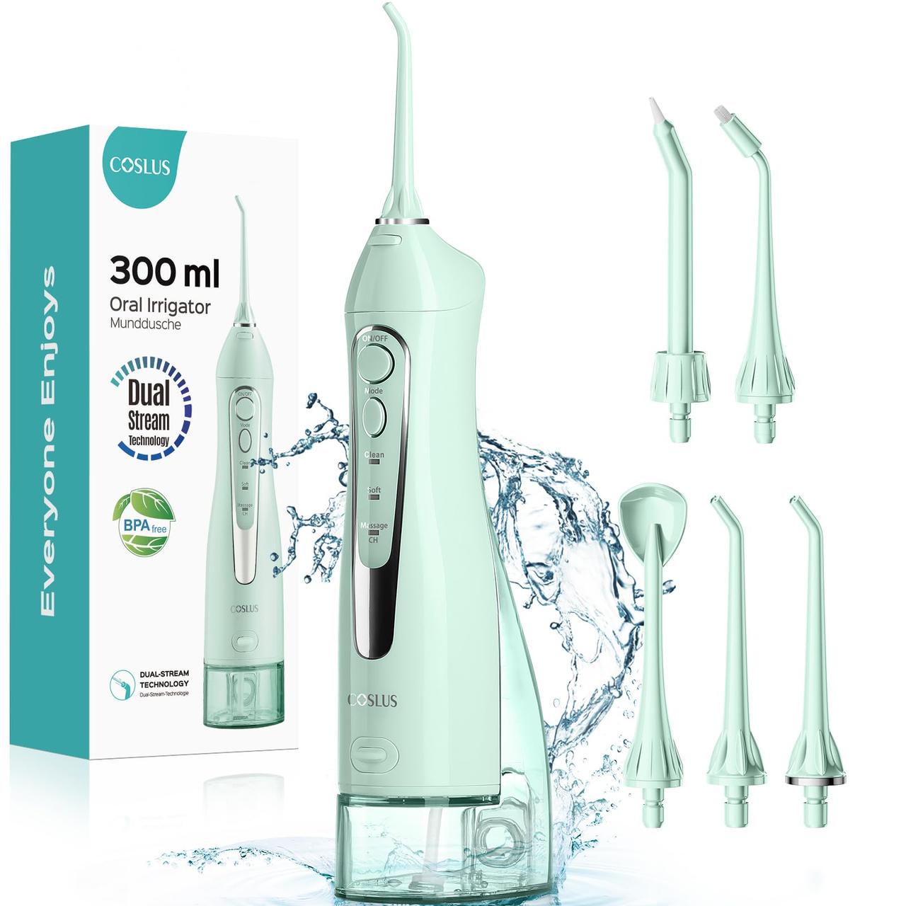 Ирригатор COSLUS Water Dental Flosser Teeth Pick беспроводной 300 мл (2590304359)