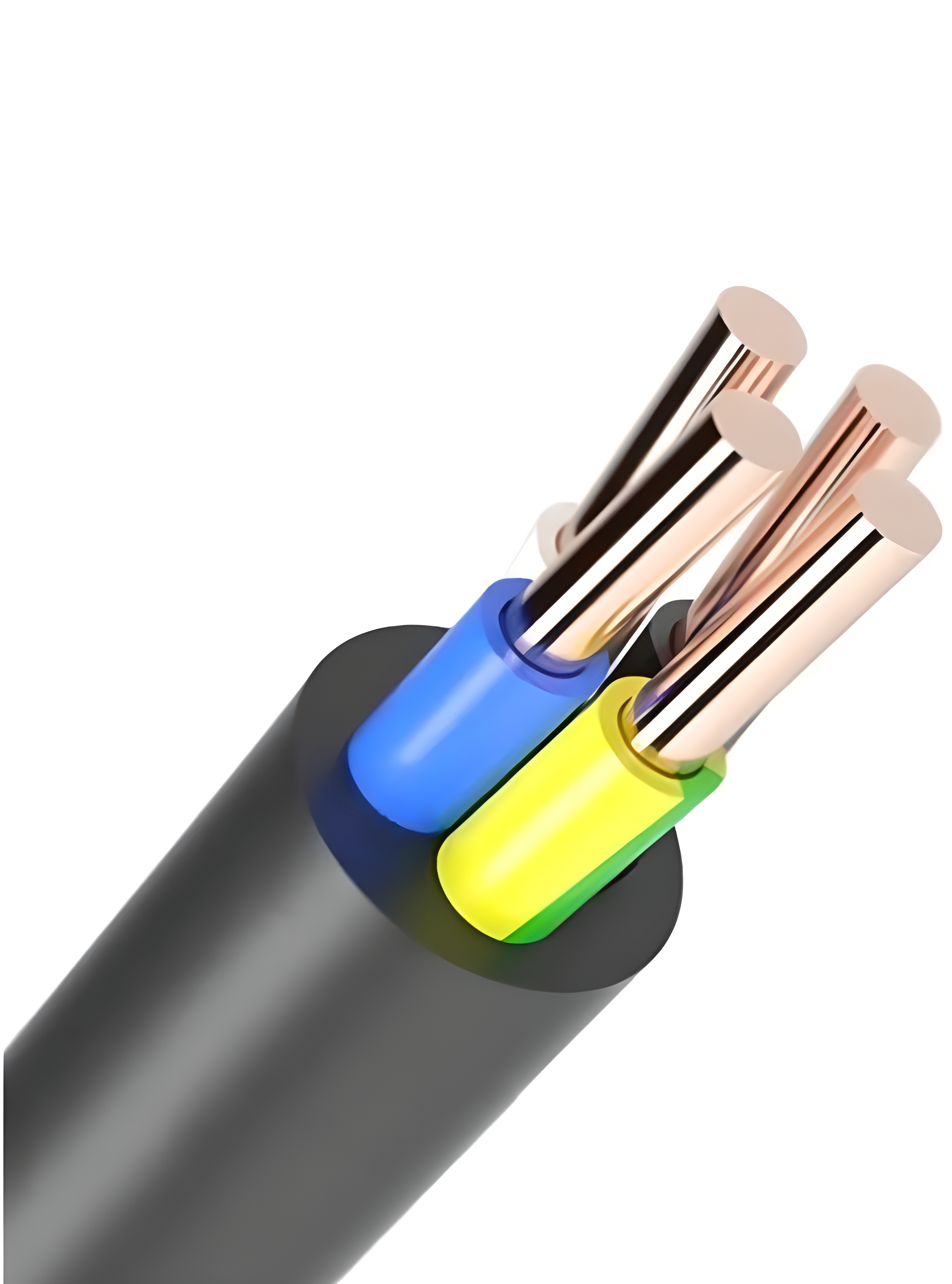 Провод ВВГнг-LS 4х6,0 мм² Гост медь бухта 28 м Черный (001647)