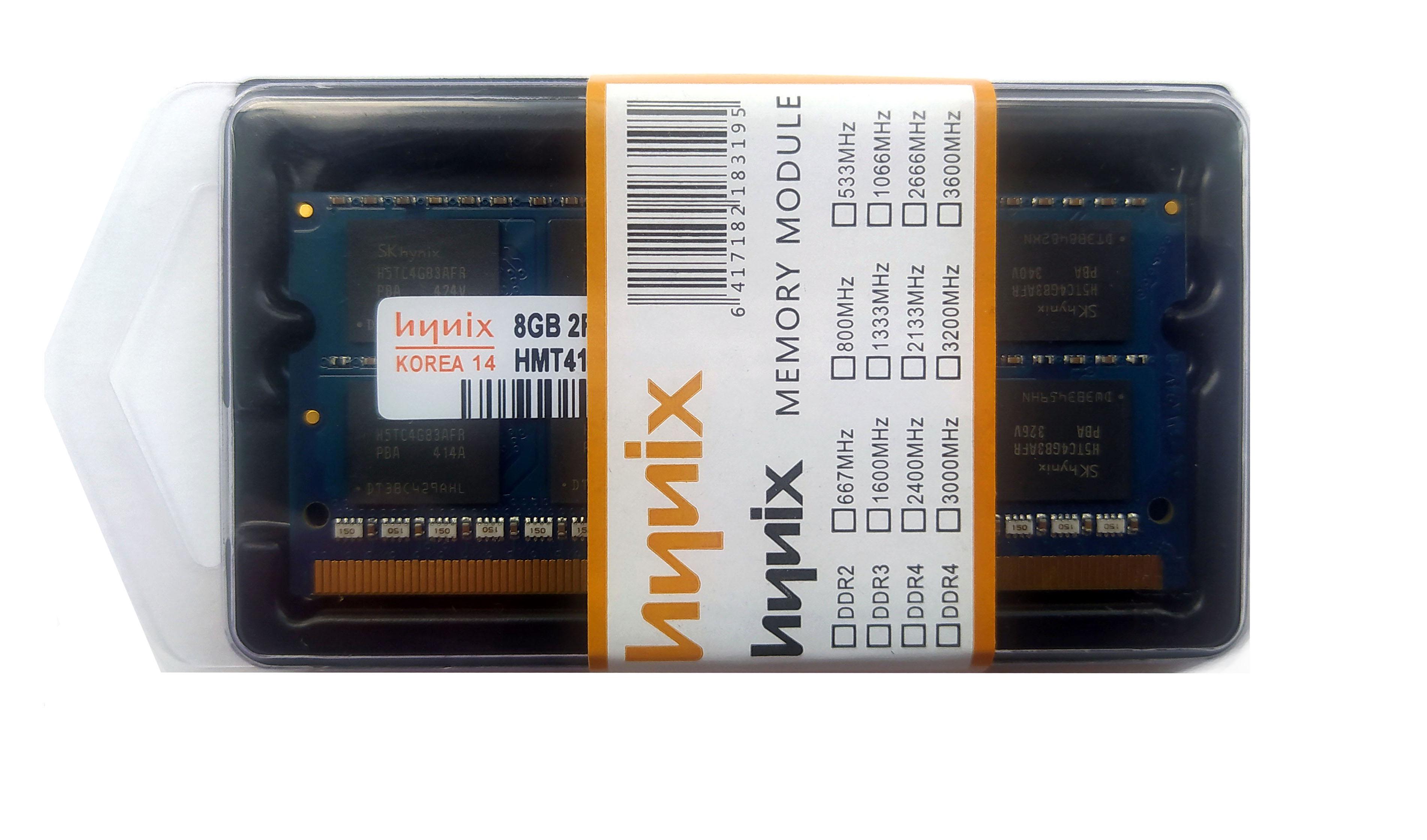 Оперативная память Hynix SO-DIMM DDR3L 8 Гб 1600 МГц PC3L-12800 (HMT41GS6BFR8A-PB)